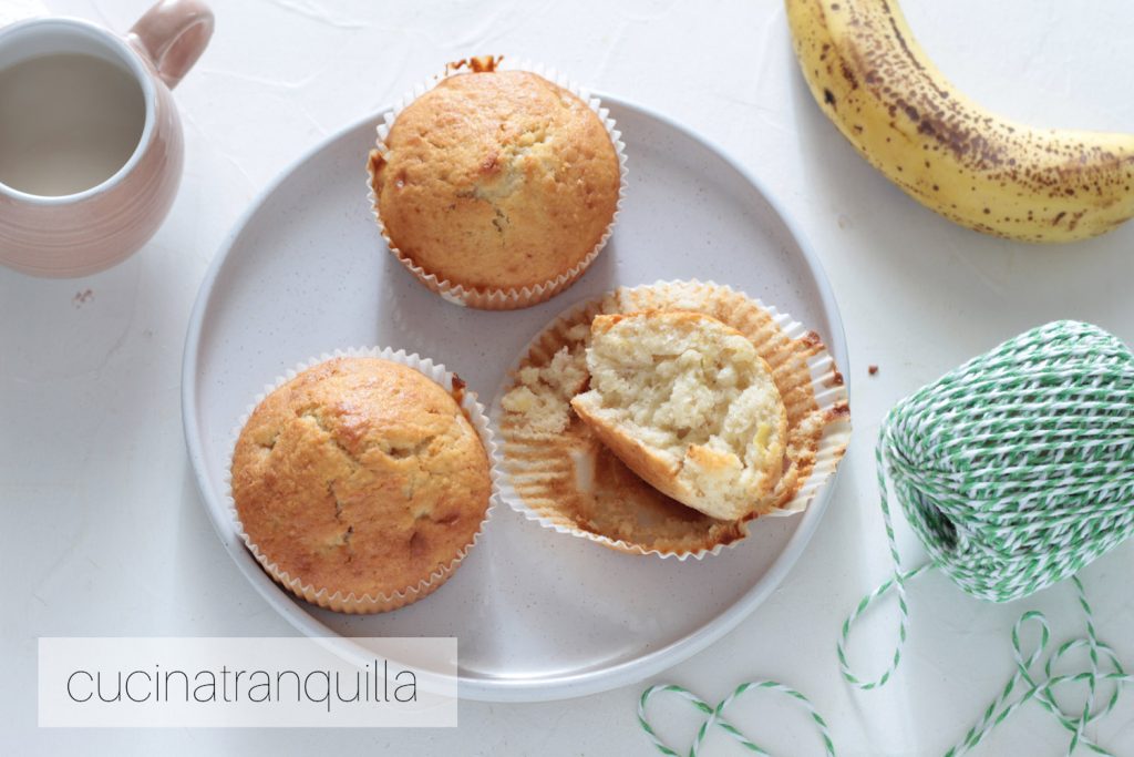 Weiche Bananenmuffins