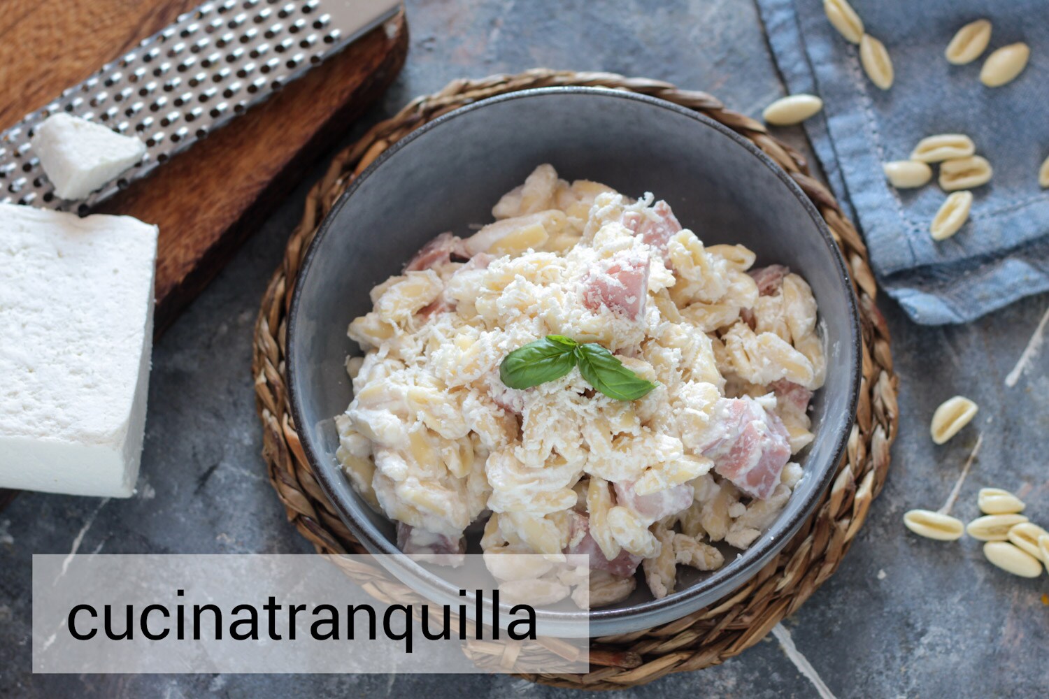 Cavatelli mit Ricotta und Mortadella