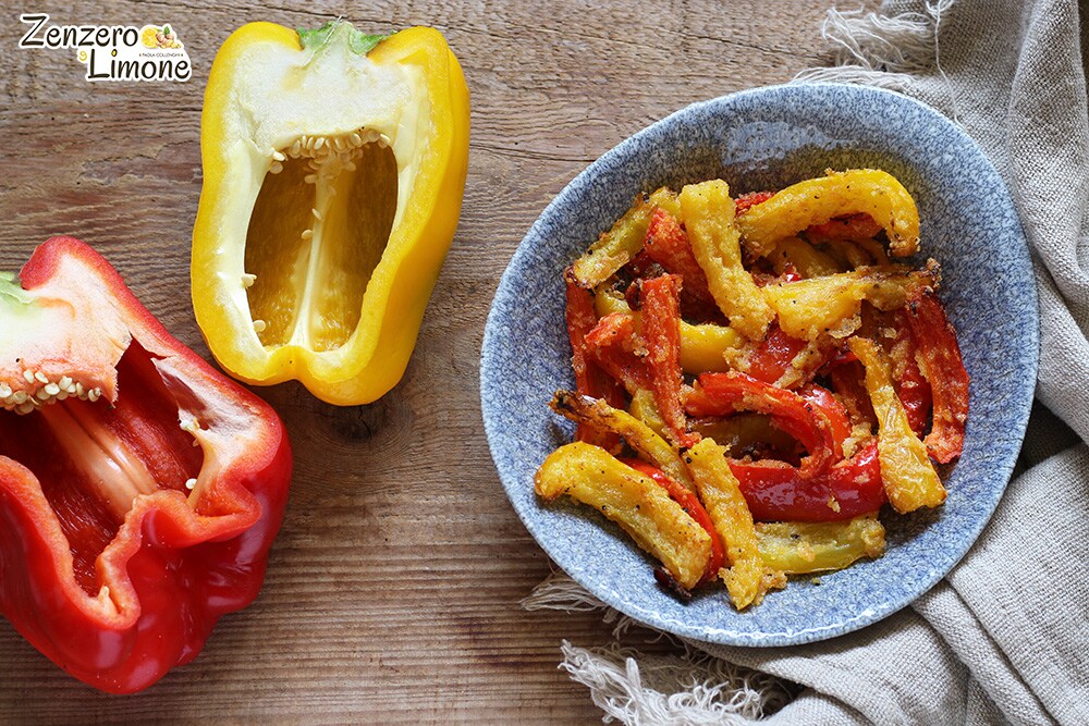 Paprika in der Heißluftfritteuse