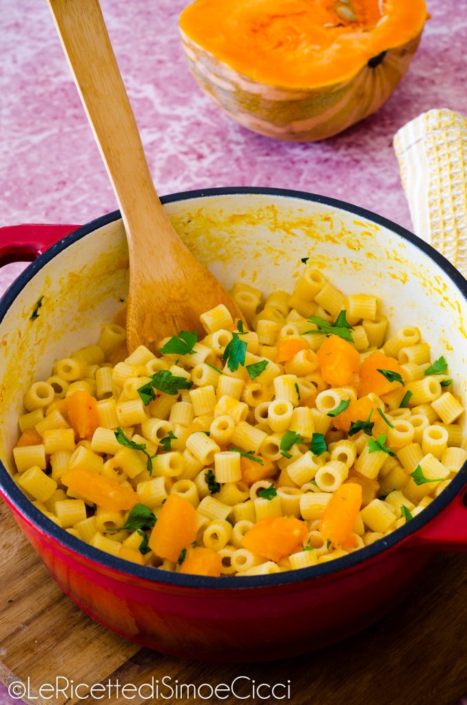 Pasta mit Kürbis