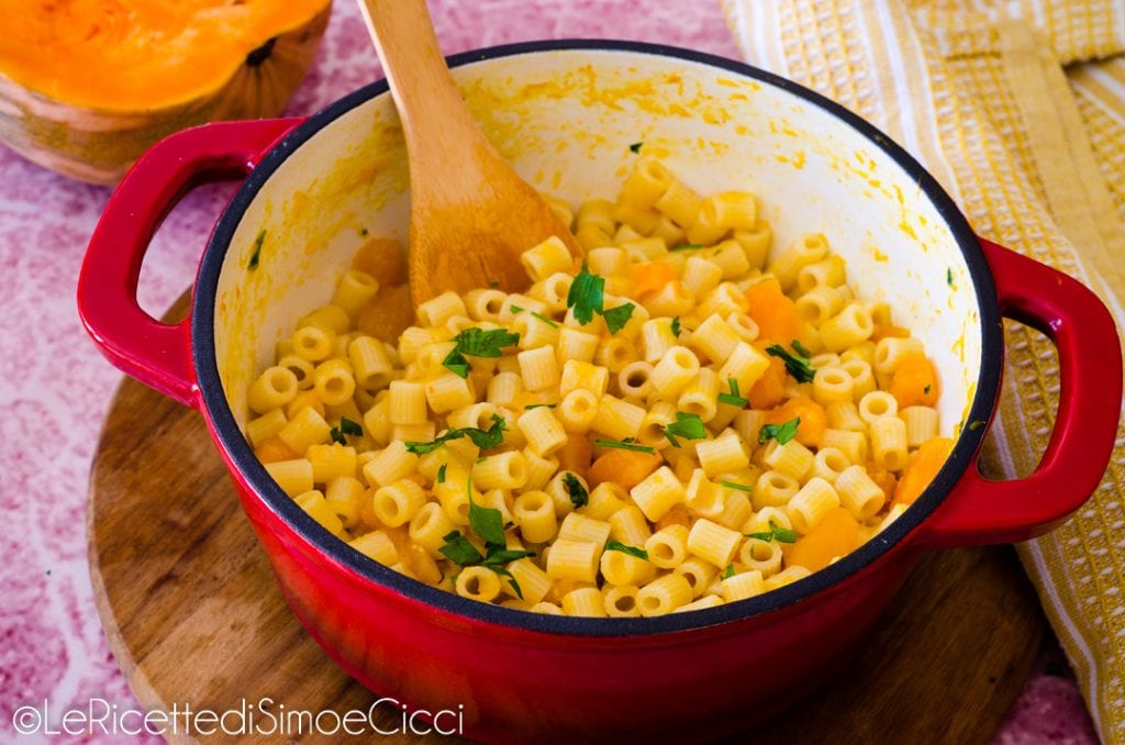 Pasta mit Kürbis