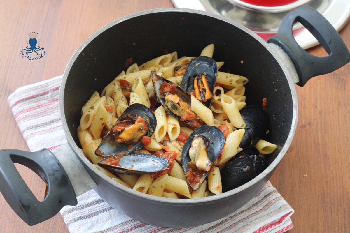 Pasta mit Miesmuscheln mit dem Magic Cooker