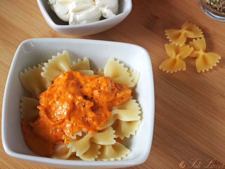 Cremige Pasta mit Tomaten und Mascarpone: einfaches und unwiderstehliches Rezept