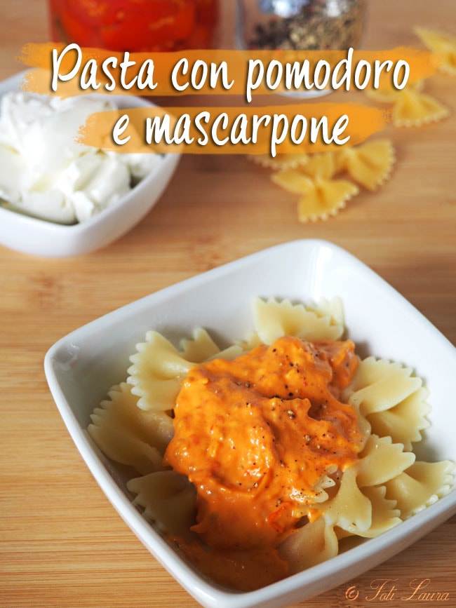 Pasta mit Tomaten und Mascarpone