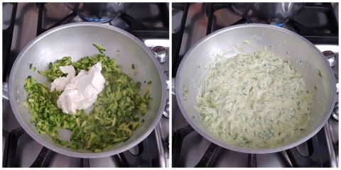 Füge den Mascarpone hinzu