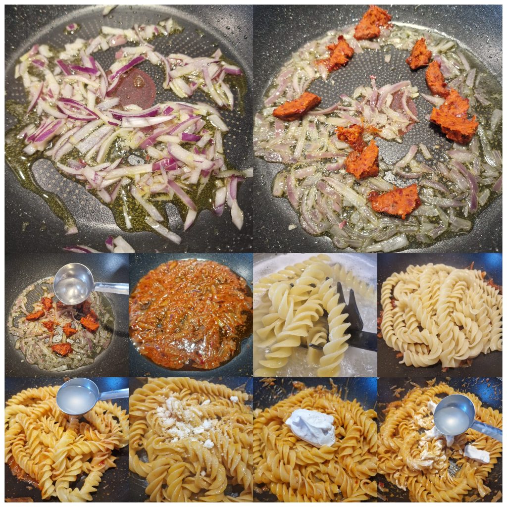 Pasta mit 'Nduja und Ricotta