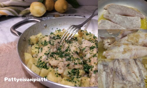 Seeteufel mit Kartoffeln und Gremolada