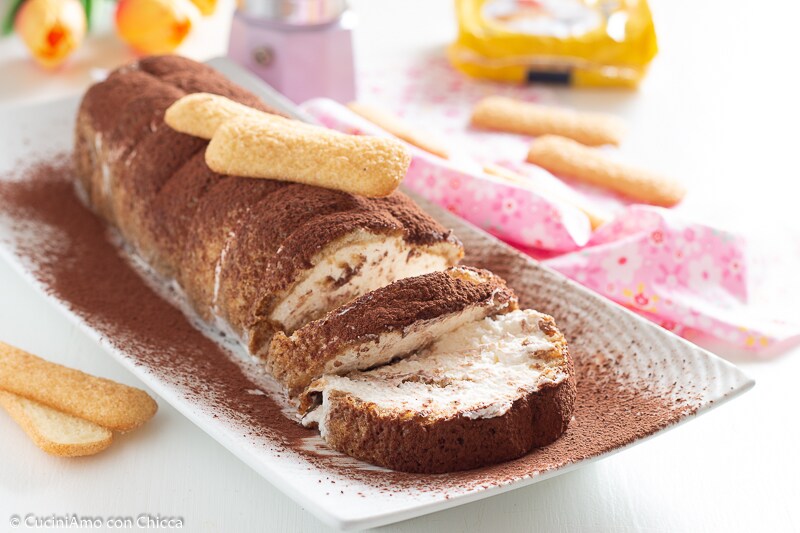 Pavesini-Rolle mit Tiramisu