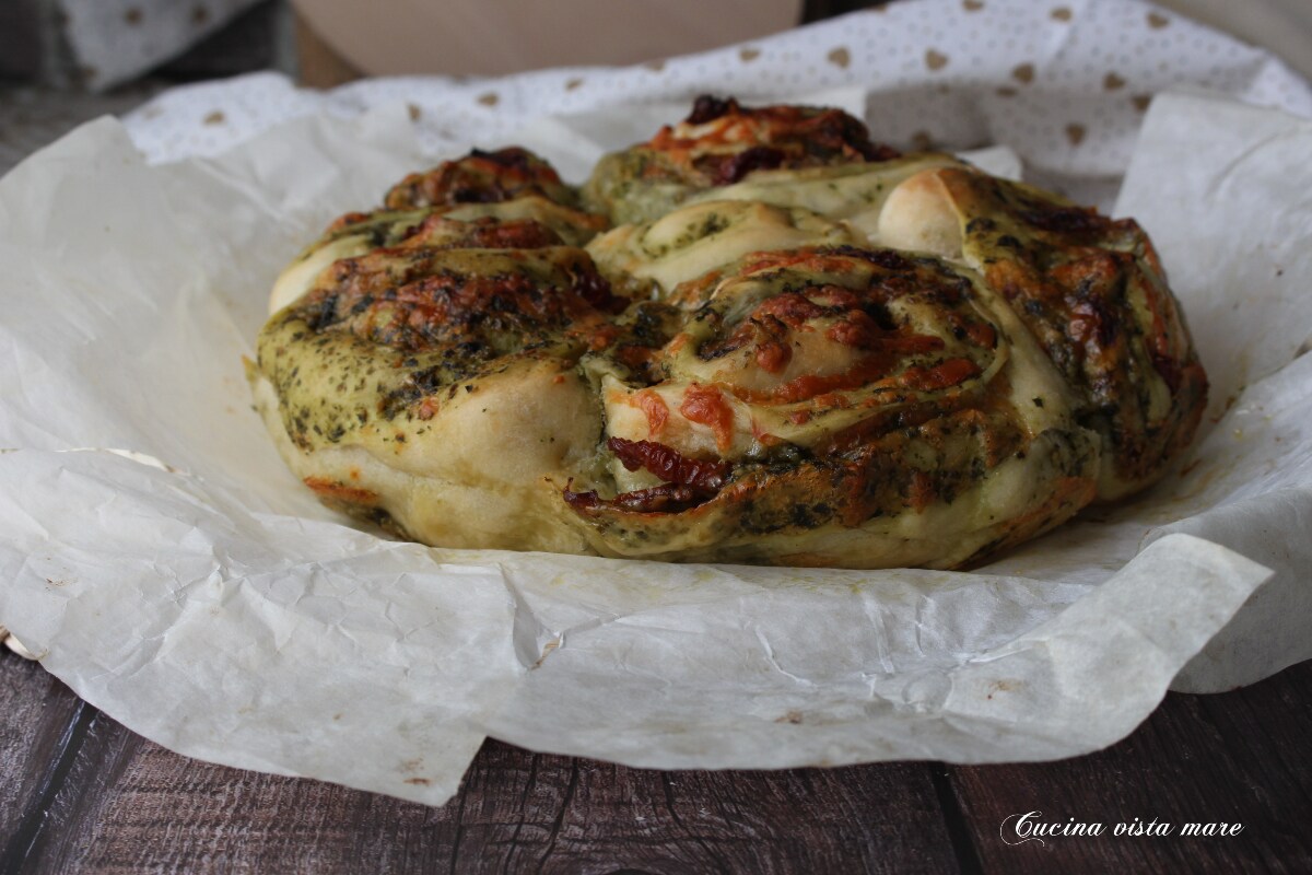 Pestobrot Schnecken