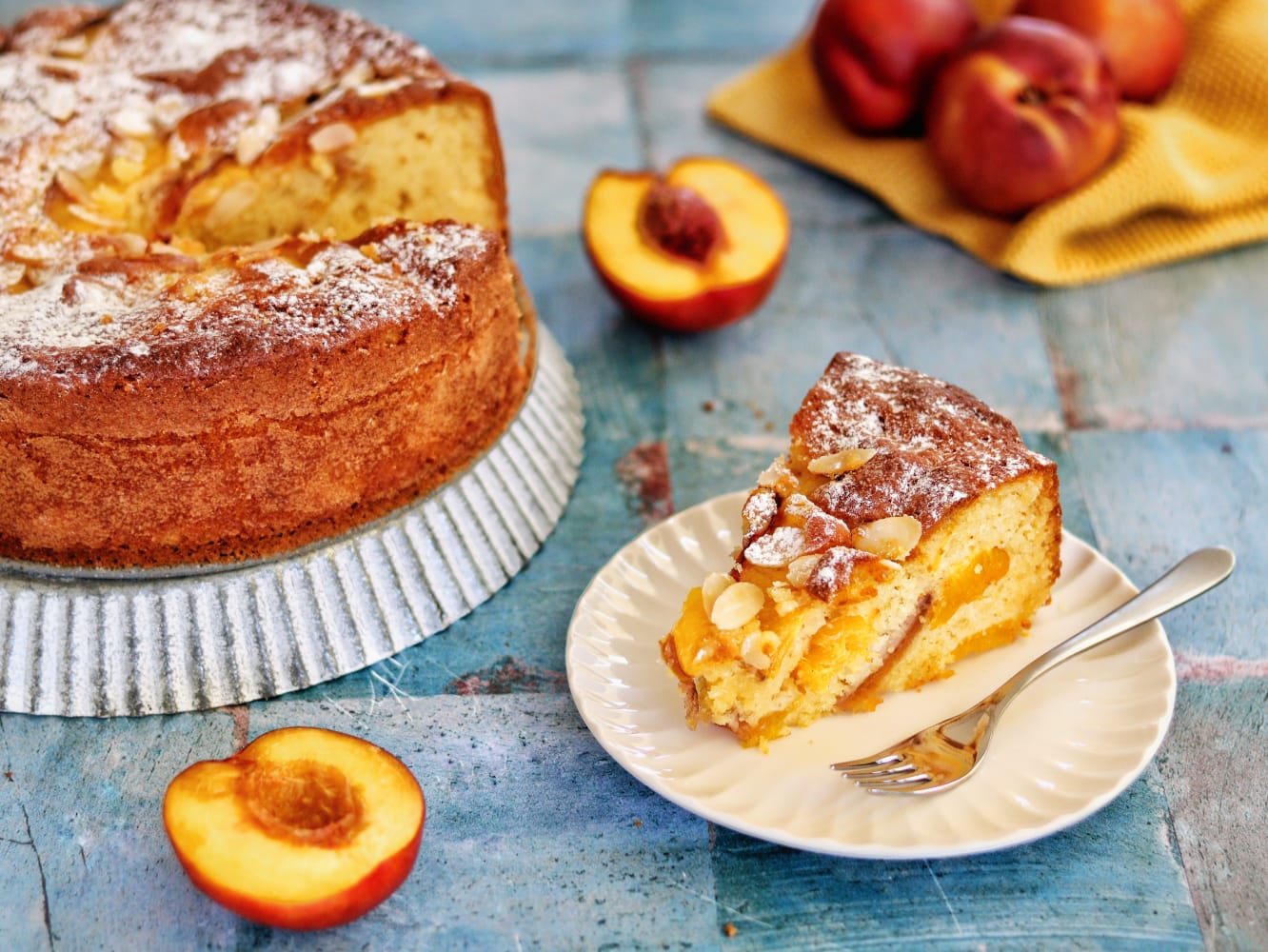 Pfirsich-Joghurt-Kuchen