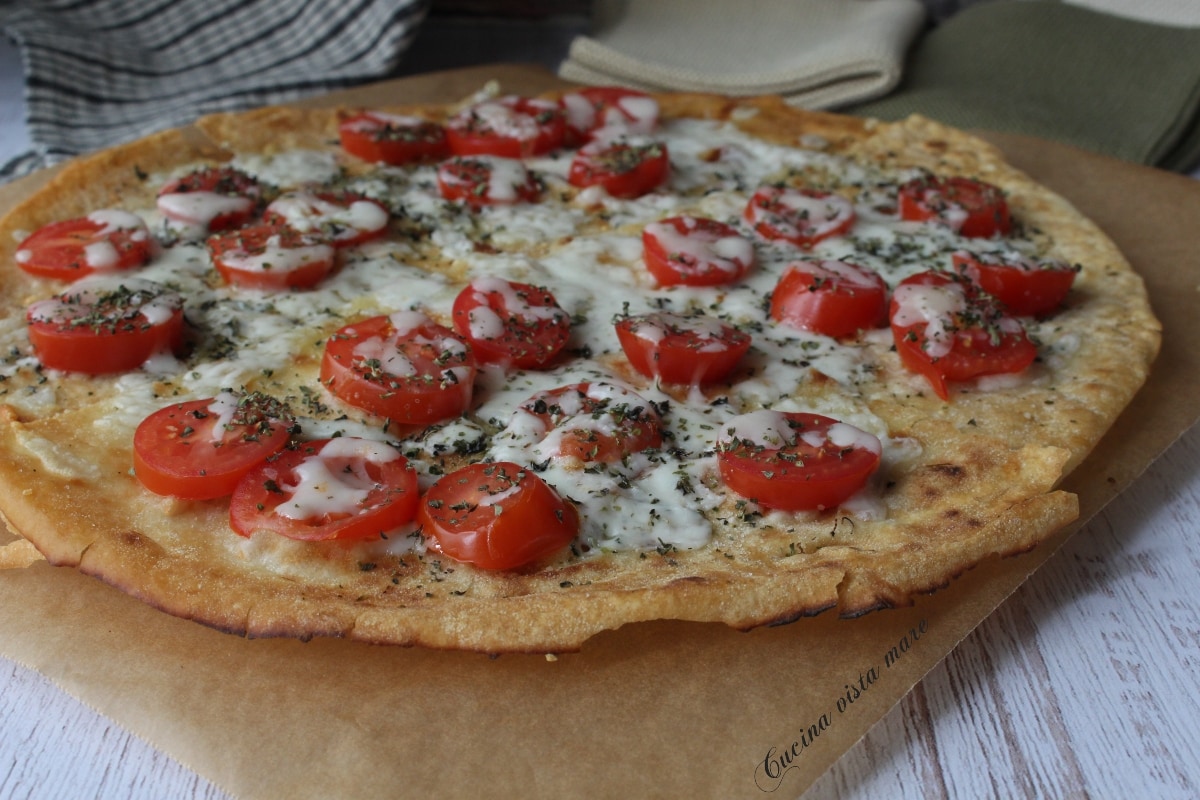 Pizza aus Guttiau-Brot