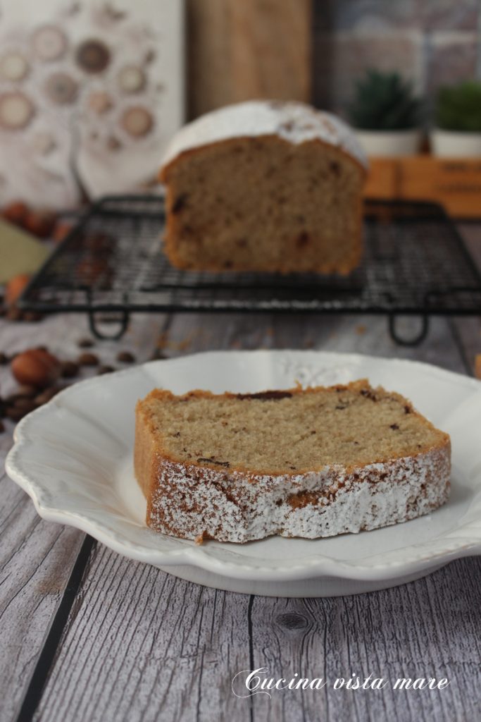 Plumcake Kaffee Schokolade und Haselnüsse Cucina vista mare