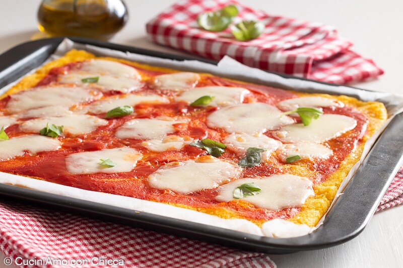 Polenta-Pizza