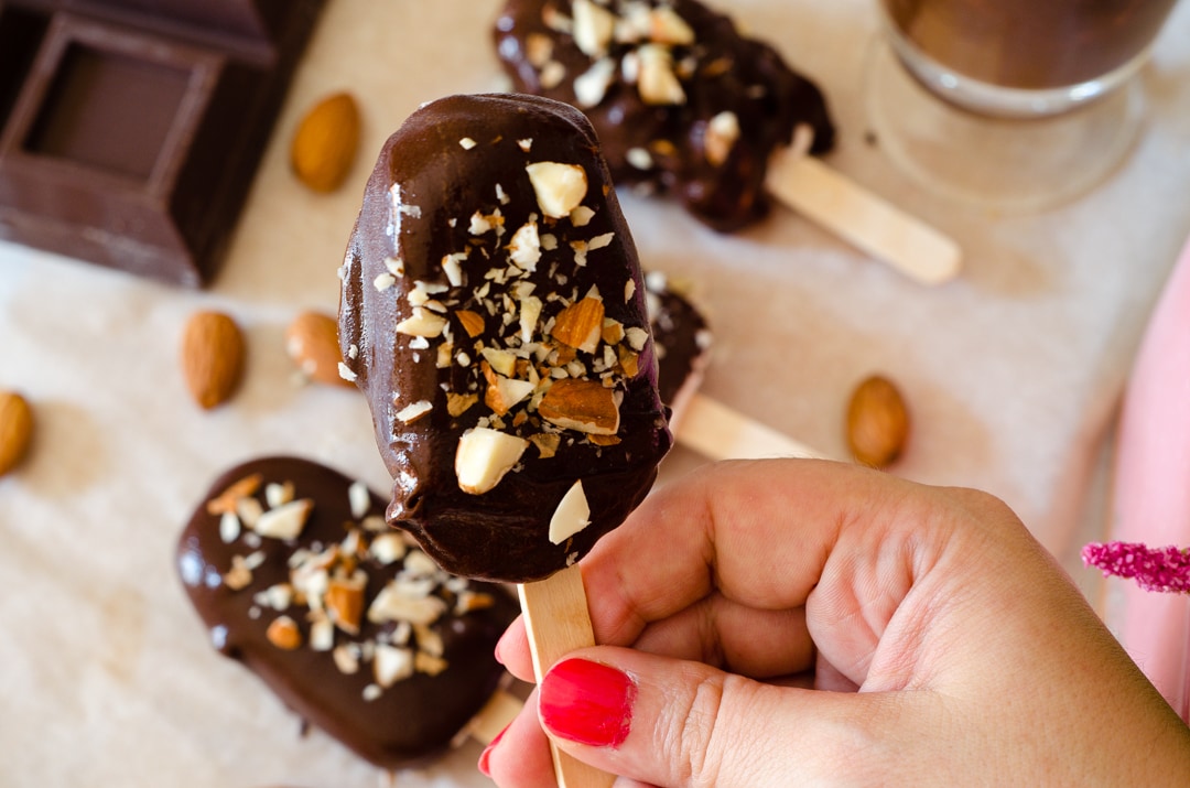 Popsicles mit Sahne und Schokolade, einfach zuzubereiten und super lecker!