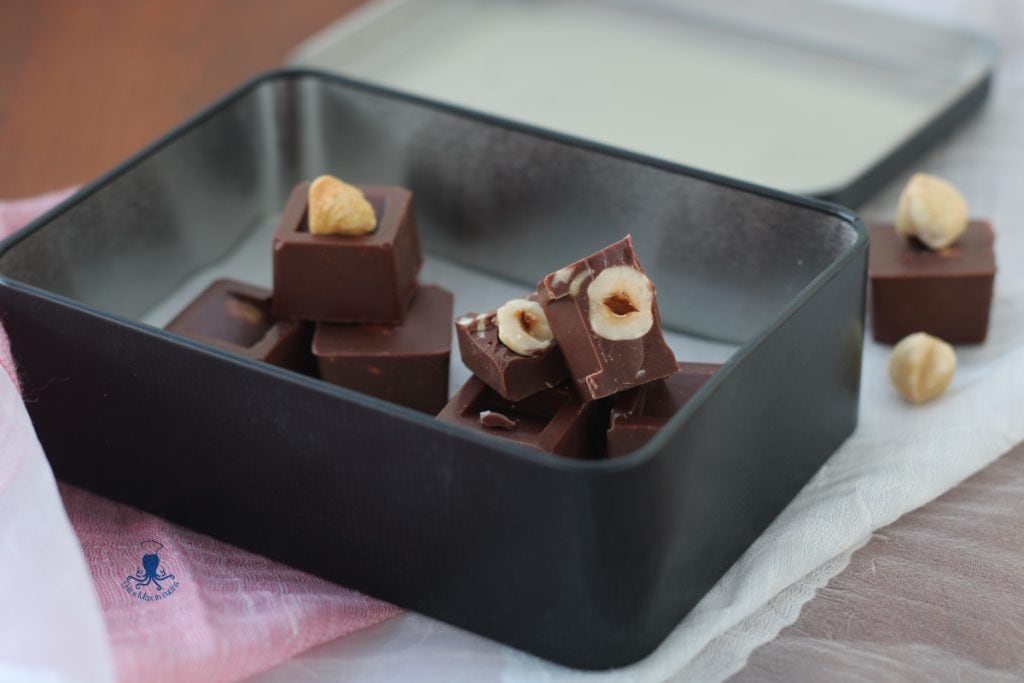 Pralinen mit Haselnüssen
