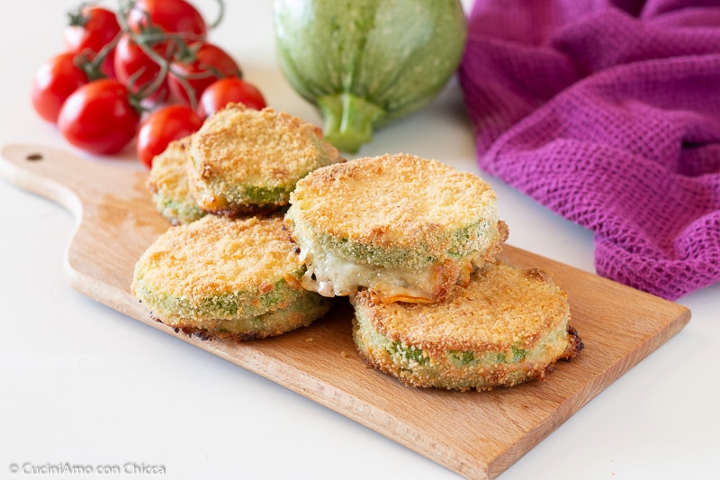 GEBACKENE ZUCCHINI CORDON BLEU