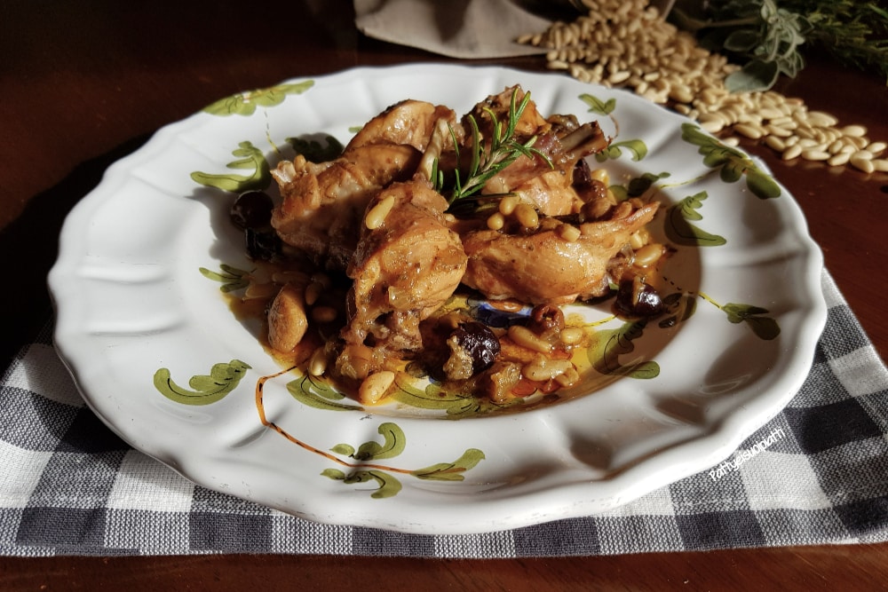 kaninchen auf ligurische Art