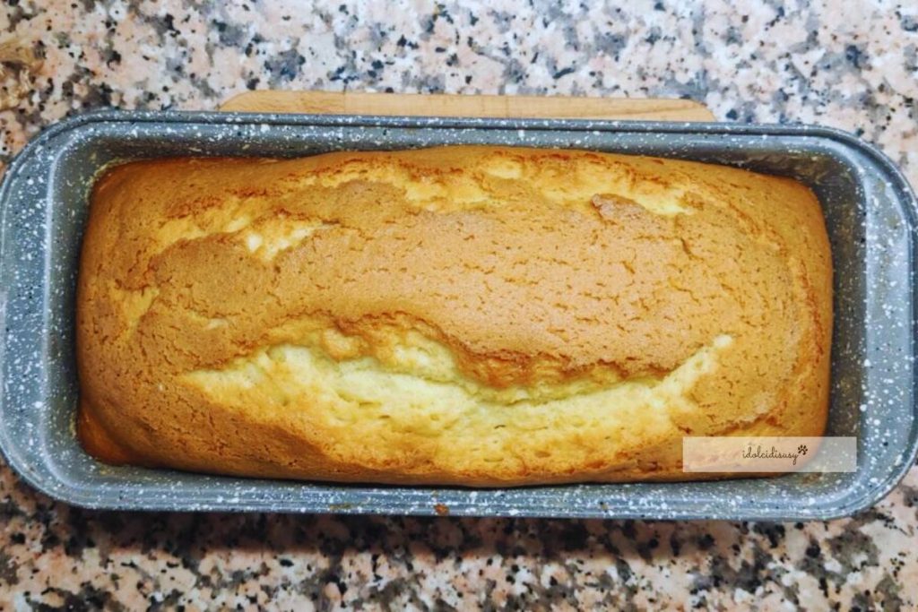 Joghurt-Plumcake, weich und leicht, gerade aus dem Ofen