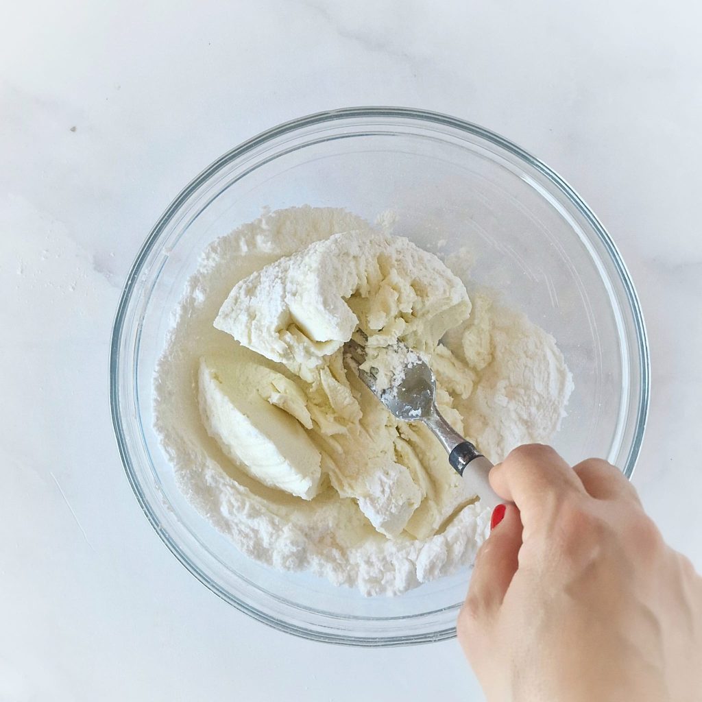 Ricotta-, Kokos- und Kakaokugeln