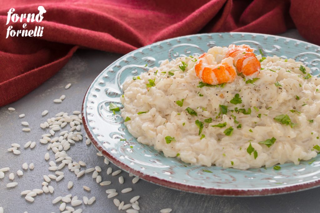 Risotto mit Scampi-Creme