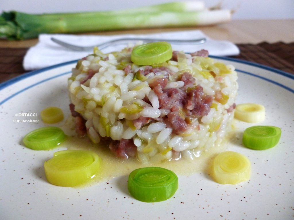 Risotto mit Lauch und Wurst GEMÜSE mit Leidenschaft by Sara
