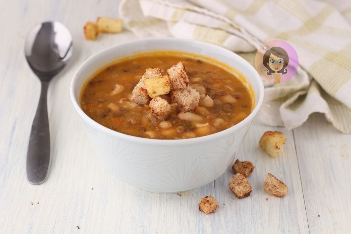 VEGETARISCHE HÜLSENFRÜCHTE-SUPPE auch für Bimby