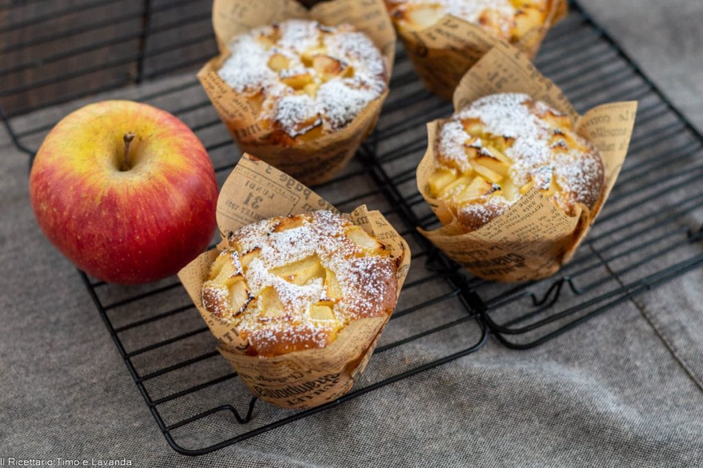Sehr weiche Apfel-Joghurt-Muffins
