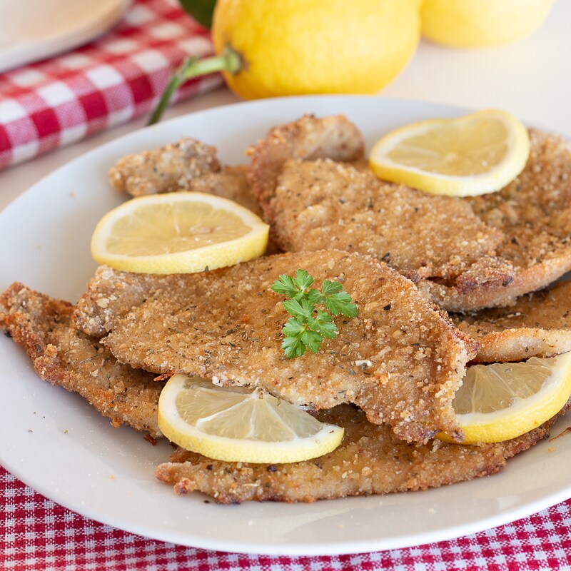 Schnitzel in Milch