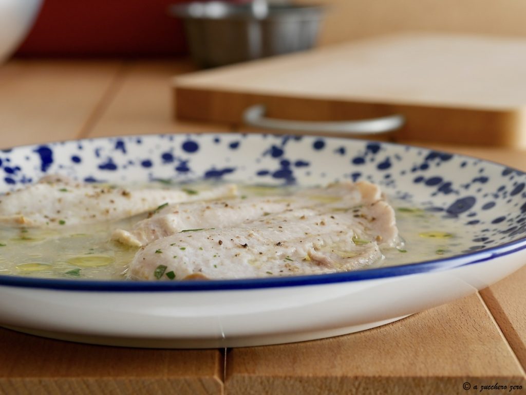 Schollenfilets mit Zitrone