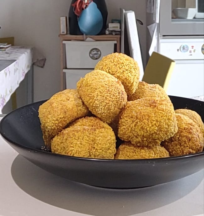 Gefrorene Kabeljau-Quinoa-Frikadellen