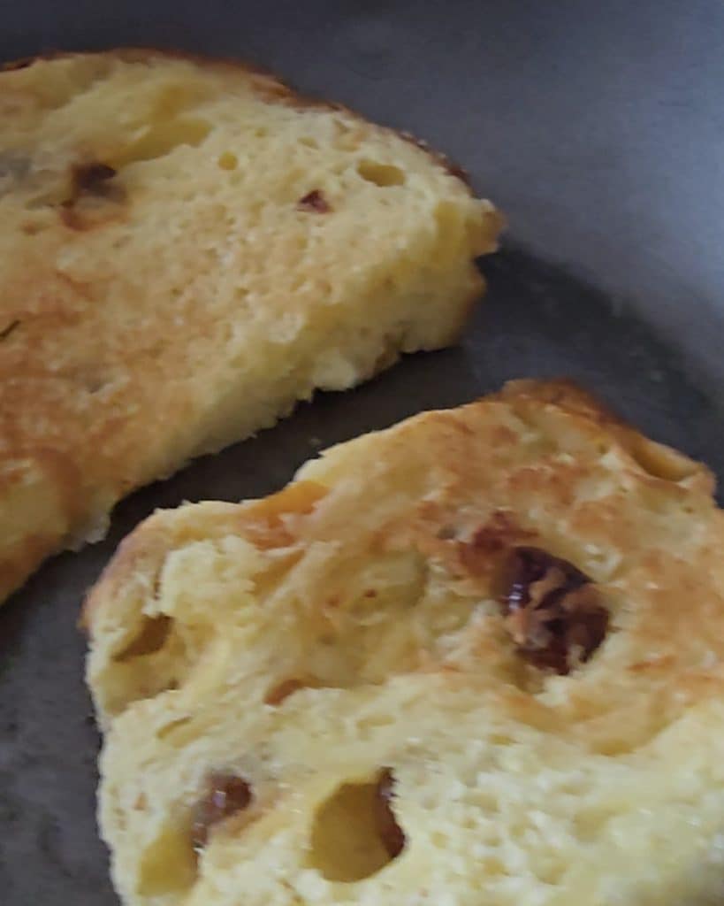 Panettone rösten