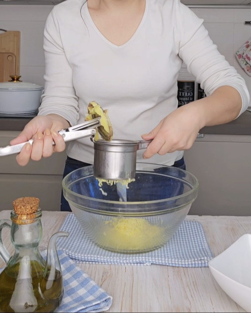 Kartoffeln zerdrücken