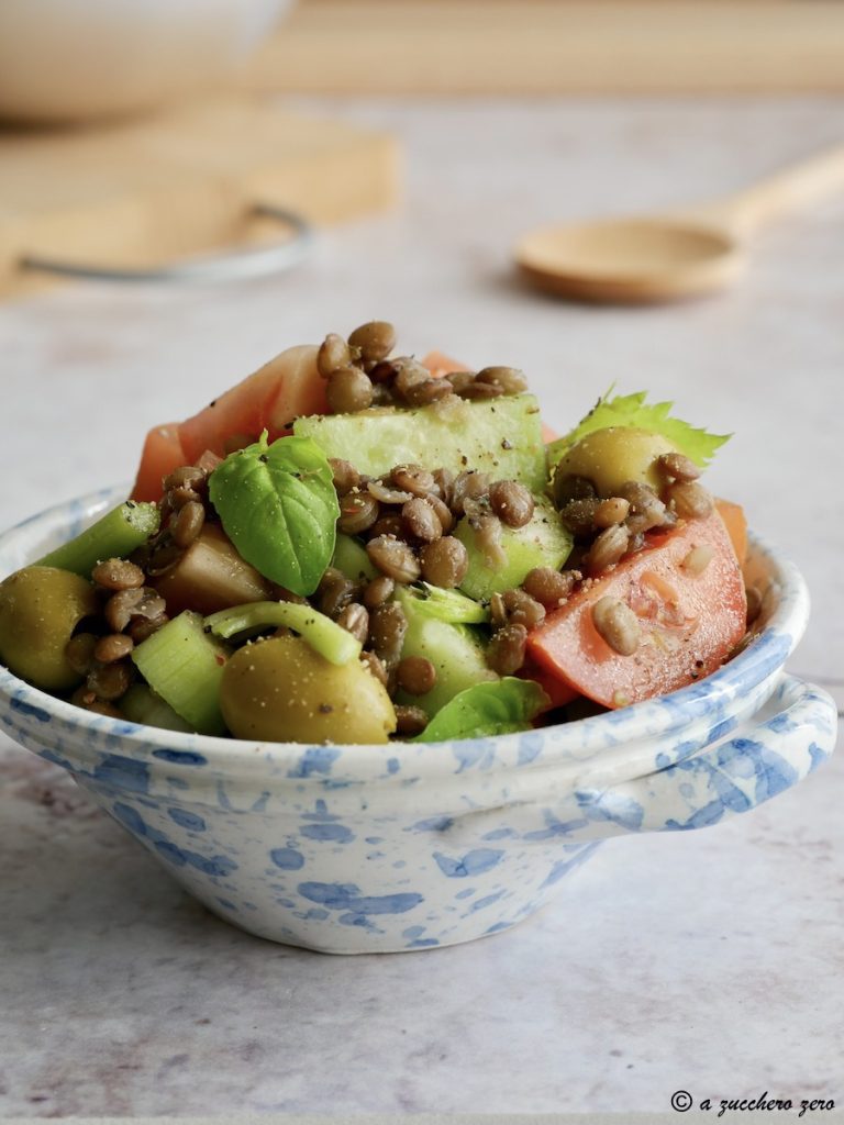 Sommerlicher Linsensalat