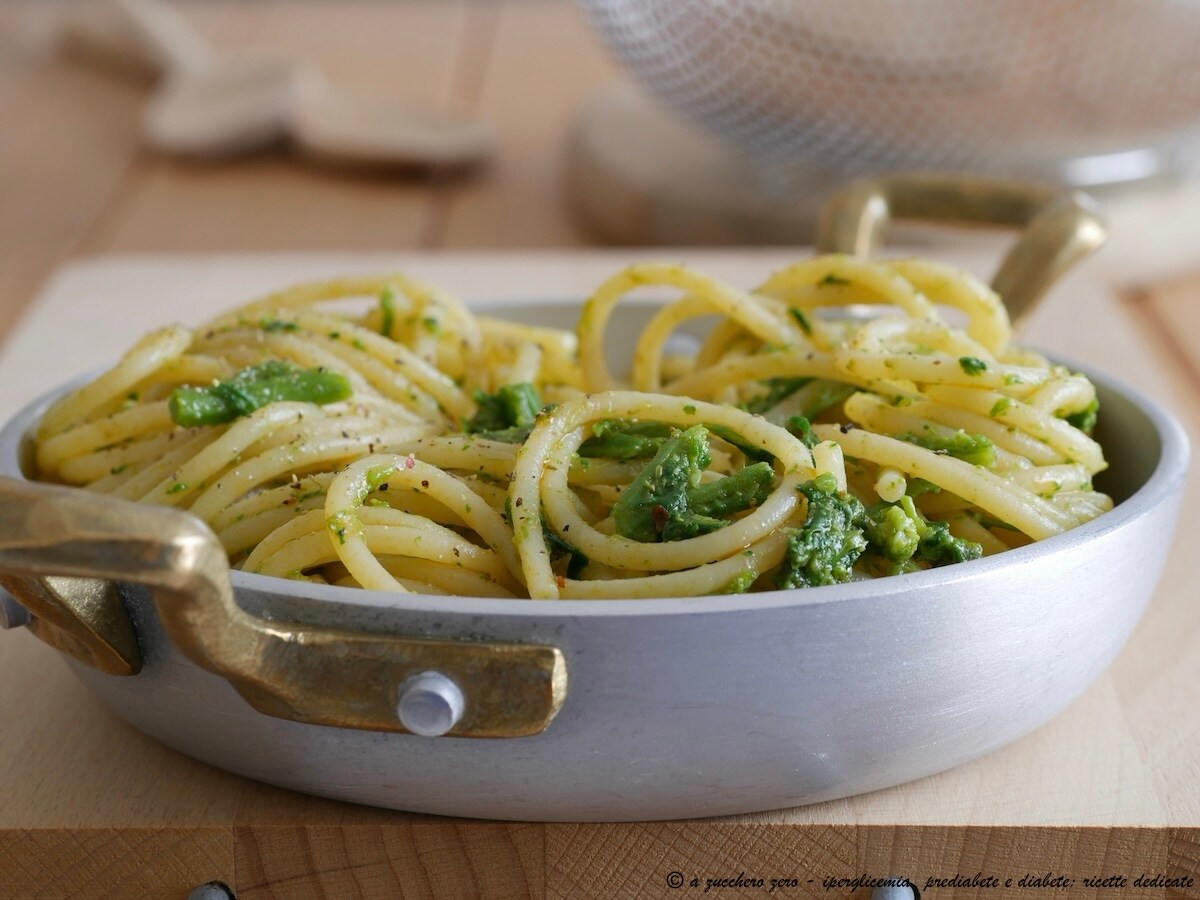 Spaghetti mit Lassini und grauer Senf
