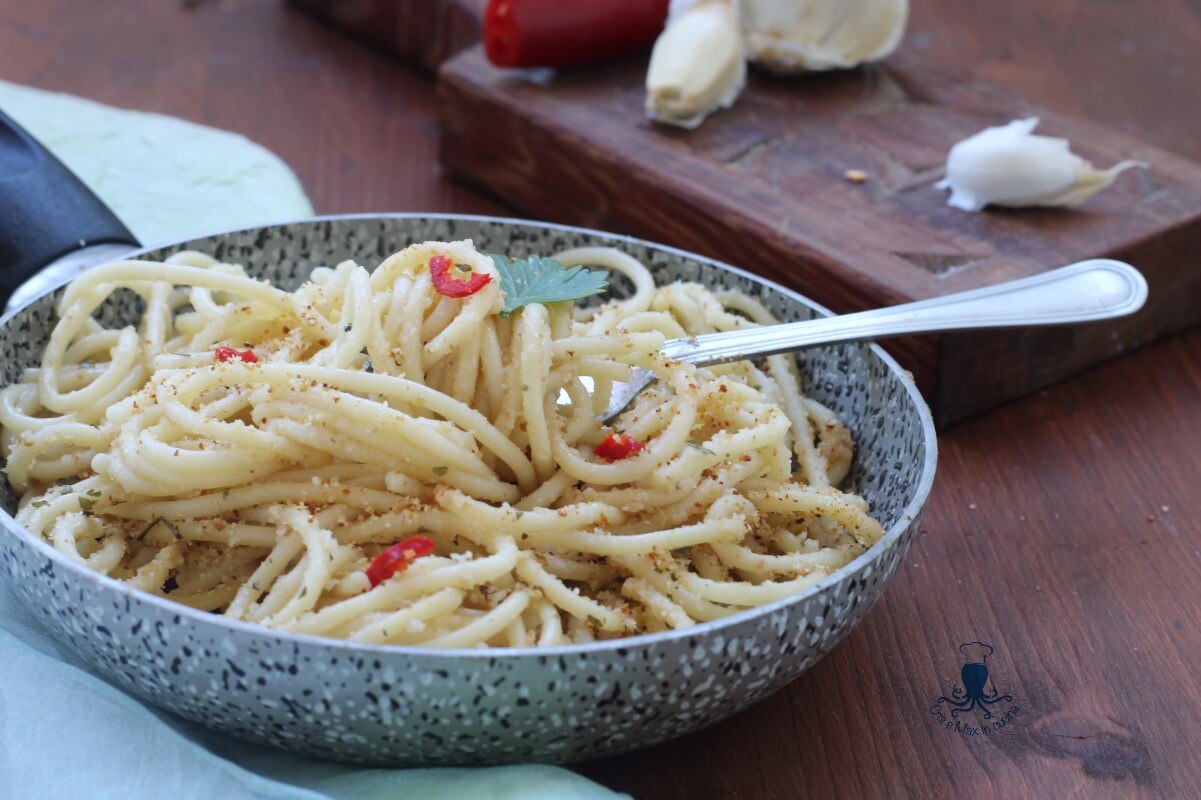Spaghetti mit Sardellen