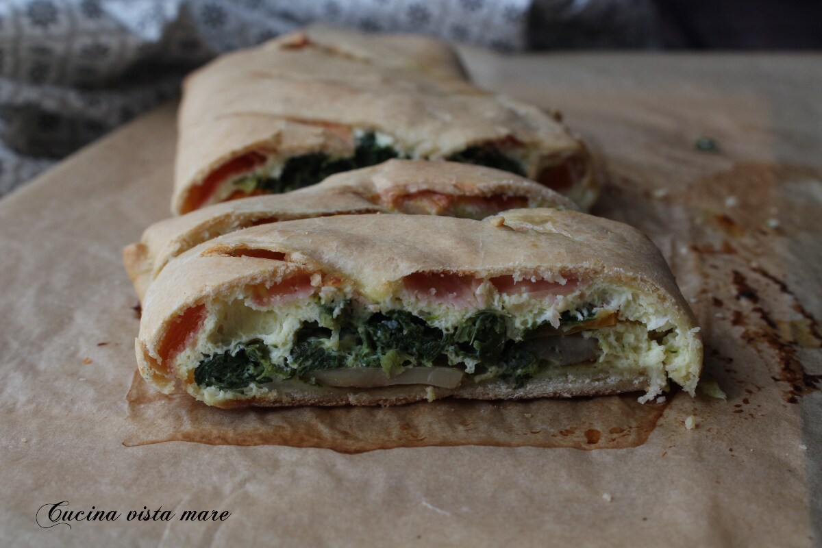 Strudel mit Ricotta und Gemüse