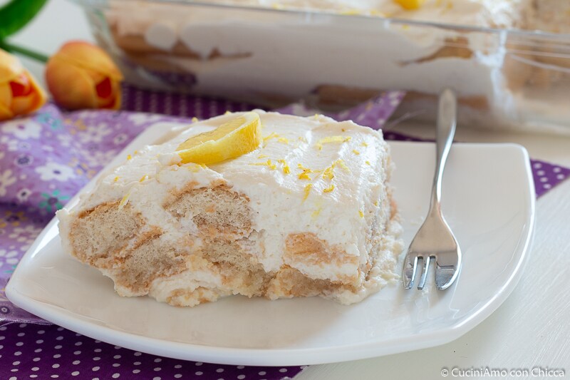 Super schneller Keks-Dessert mit Ricotta und Zitrone