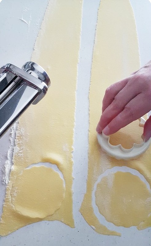 ricotta und spinat tortelloni