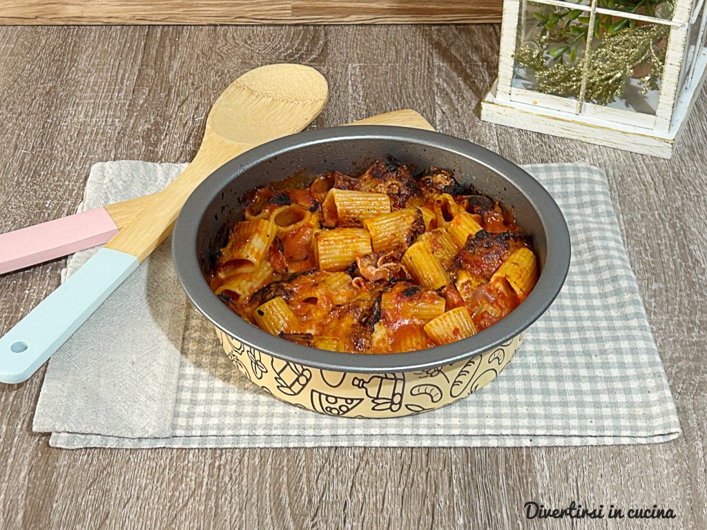 Überbackene Pasta in der Heißluftfritteuse