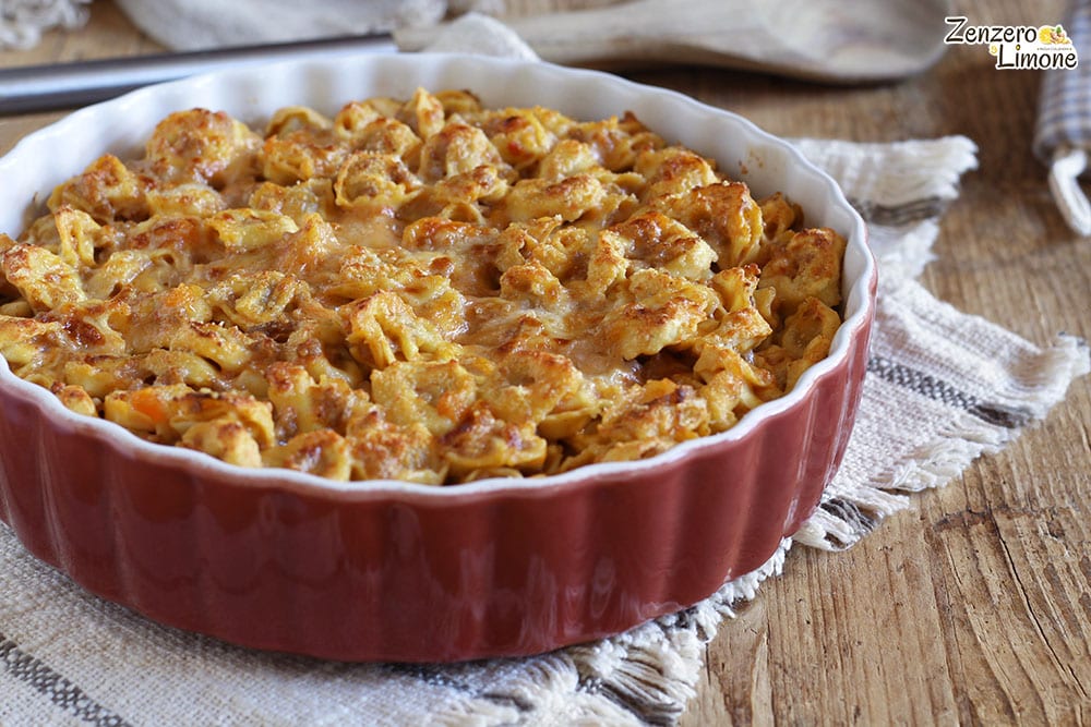 Überbackene Tortellini