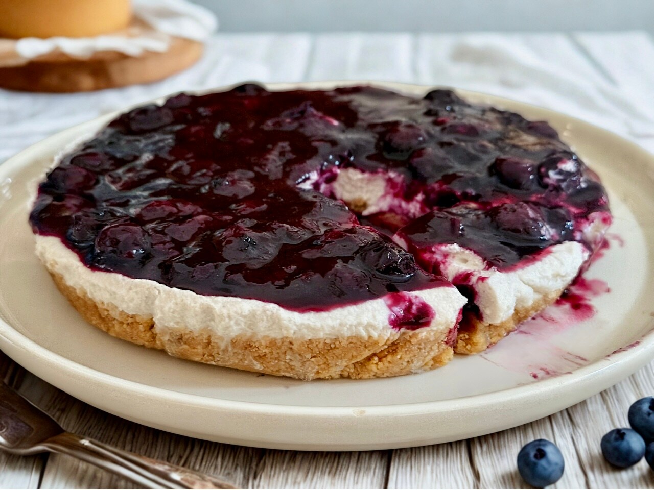 HEIDELBEER-KÄSEKUCHEN