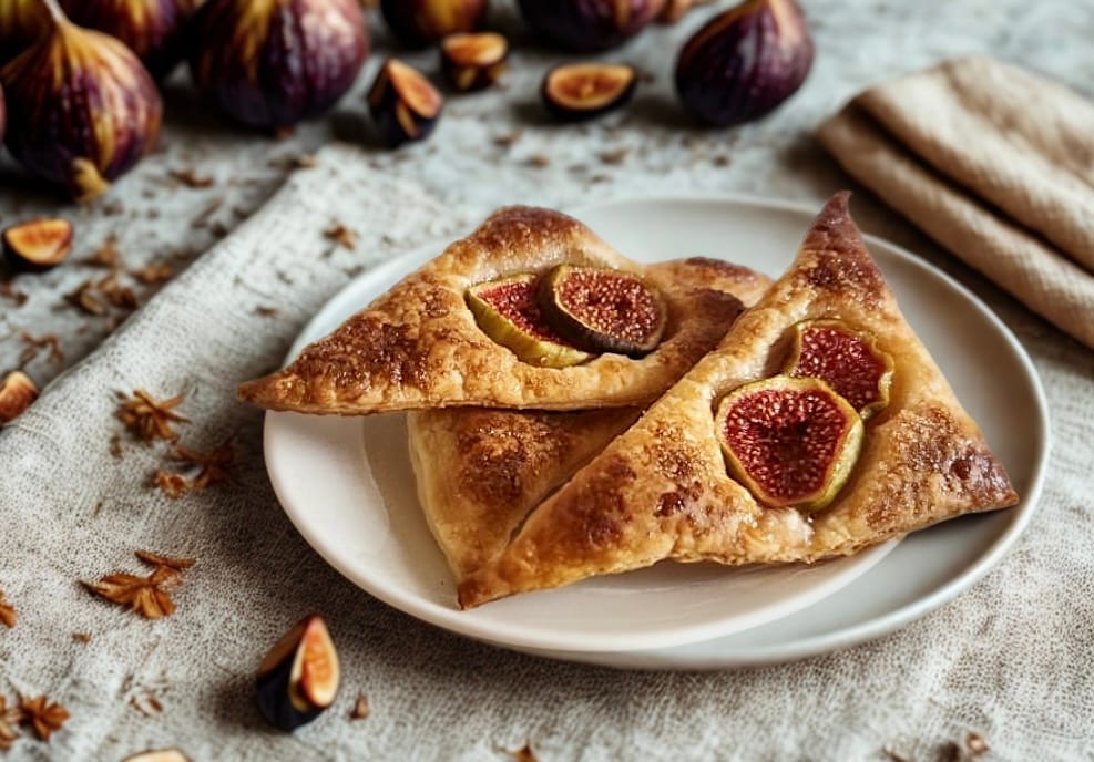 BLÄTTERTEIGTÄSCHEN MIT FEIGEN