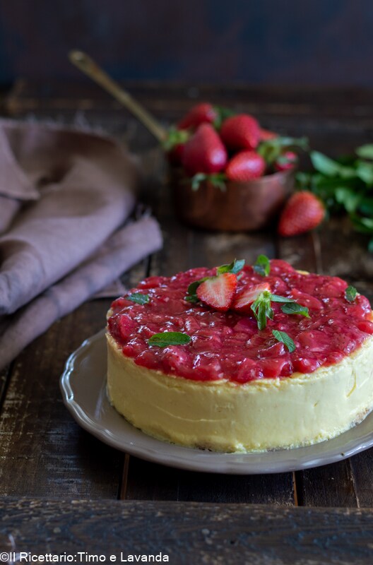 vegane unbebackene Käsekuchen