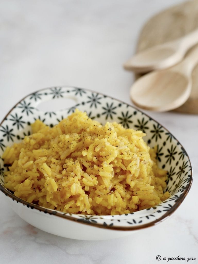 Vollkornrisotto mit Safran