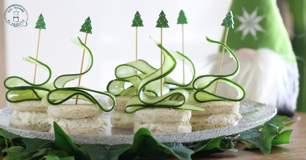 Weihnachtliche Vorspeise mit Feta