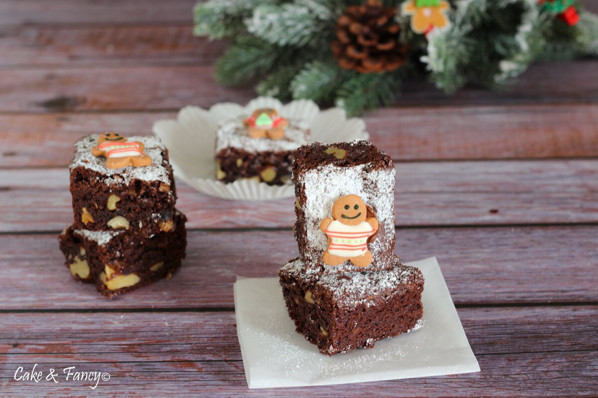 Weihnachts-Brownies