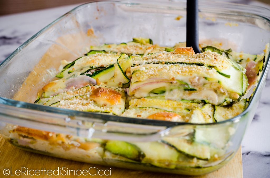 Weißer Zucchini-Auflauf