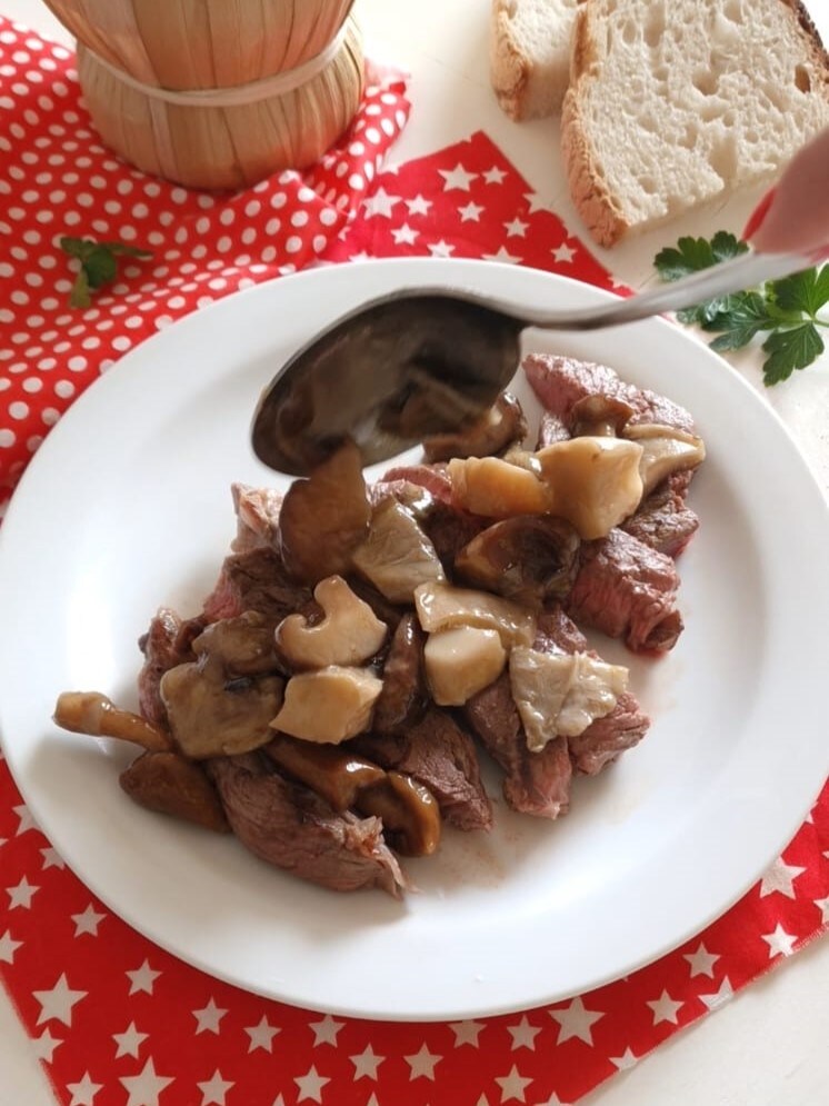 Rinderfilet mit Pilzen