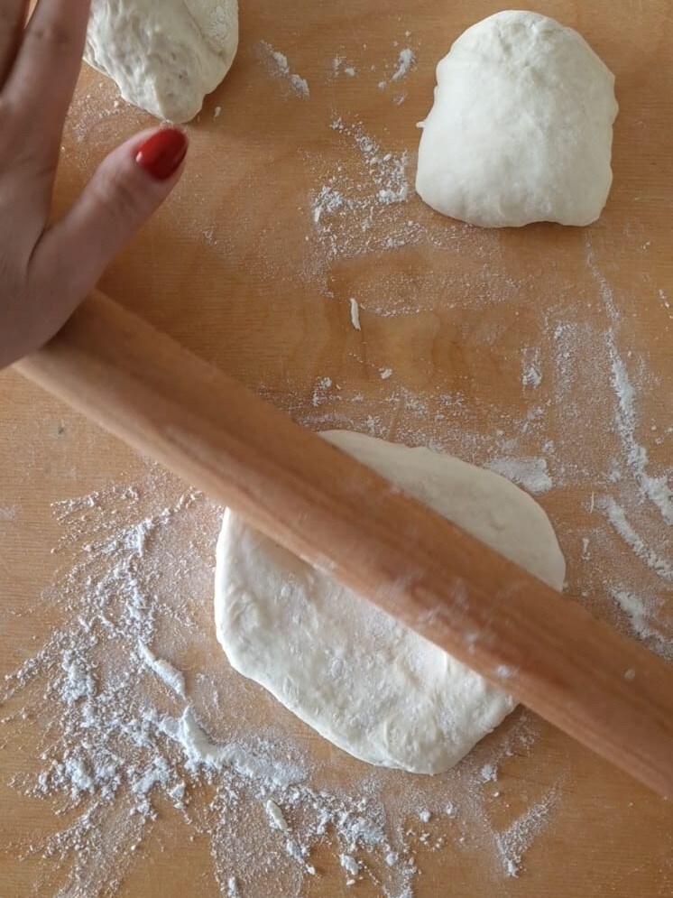 Ballonbrot im Ofen