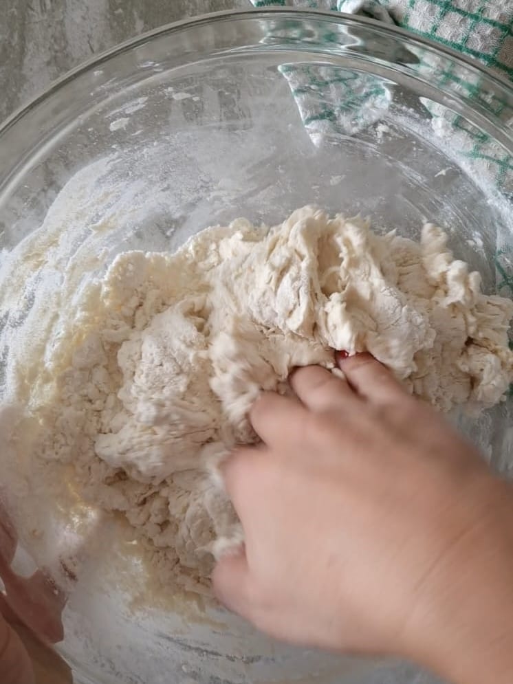 Ballonbrot im Ofen